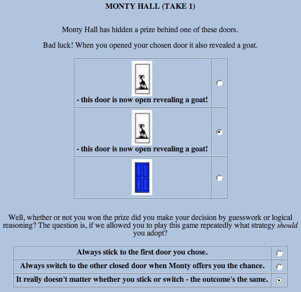 Monty Hall Third Attempt Illustration