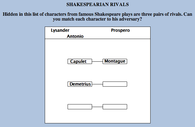  Shakespearian Rivals Illustration