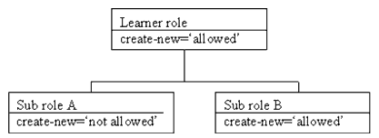 The definition of the roles of learner and person A and B